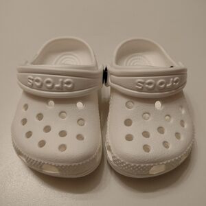 Crocs Kids Classic White Clogs
